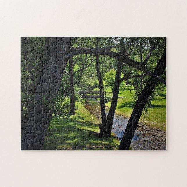 Puzzle Debajo de un toldo de sauces (Horizontal)