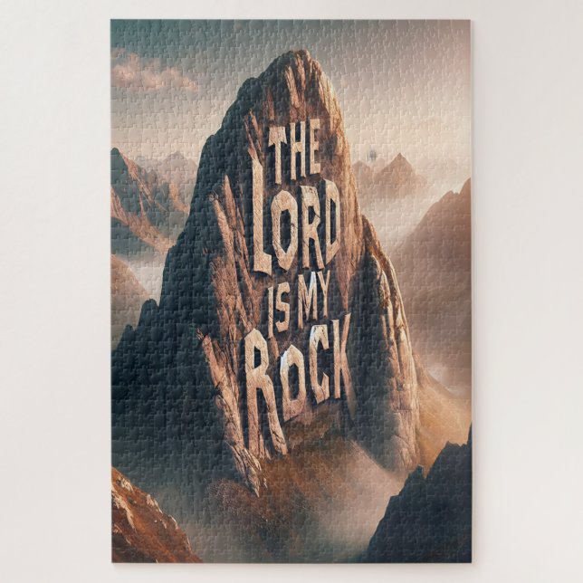 Puzzle Declaración Divina: El Señor Es Mi Roca (Vertical)