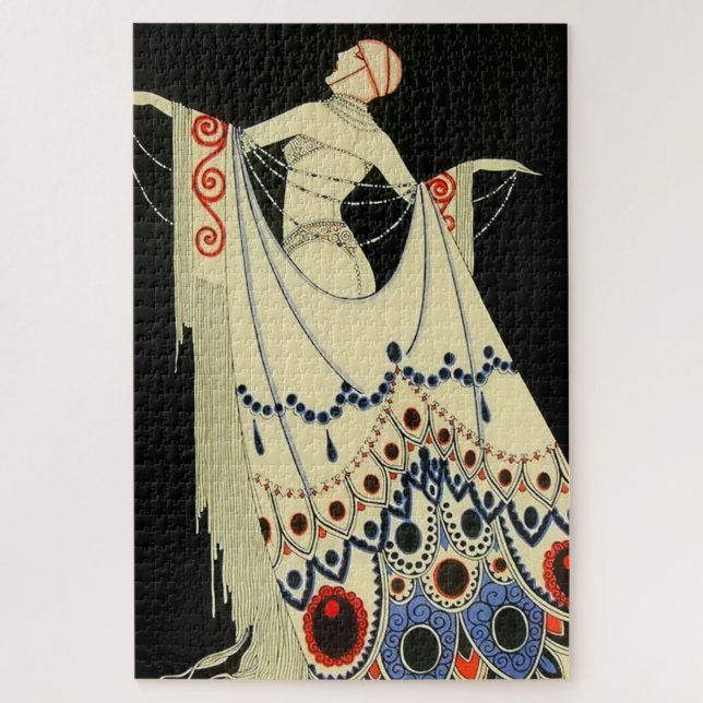 Puzzle Deco de arte "The Jeweld Gown" de José Carlos (Vertical)