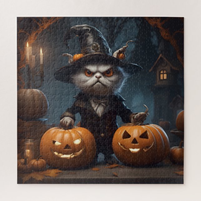 Puzzle decoración de Halloween (Vertical)