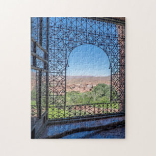 Puzzle Decoración de ventana ornamentada