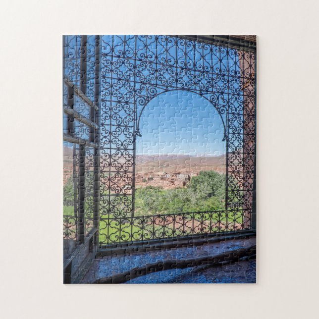 Puzzle Decoración de ventana ornamentada (Vertical)