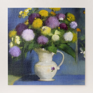 Puzzle Decoración Delicada en el Muro de las Flores