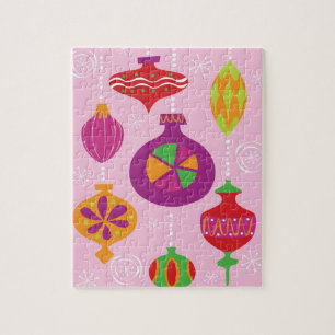 Puzzle Decoración numerosa del navidad ilustrada en diffe