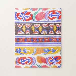 Puzzle decoración tradicional rumana