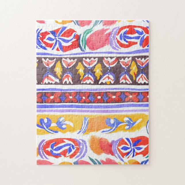 Puzzle decoración tradicional rumana (Vertical)