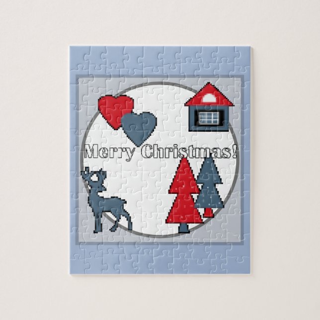 Puzzle Decoraciones navideñas (Vertical)