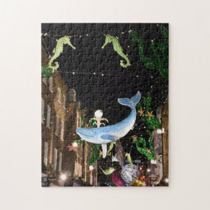 Puzzle Decoraciones navideñas, SoHo, Londres Reino Unido