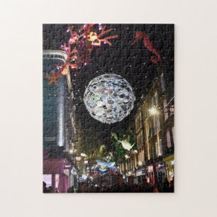 Puzzle Decoraciones navideñas, SoHo, Londres Reino Unido