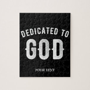 PUZZLE DEDICADO A DIOS PERSONALIZABLE GUAY TEXTO BLANCO