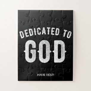 PUZZLE DEDICADO A DIOS PERSONALIZABLE GUAY TEXTO BLANCO