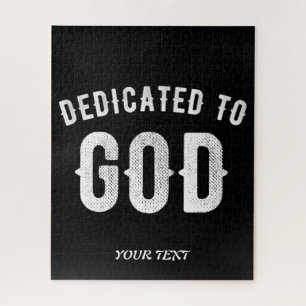 PUZZLE DEDICADO A DIOS PERSONALIZABLE GUAY TEXTO BLANCO