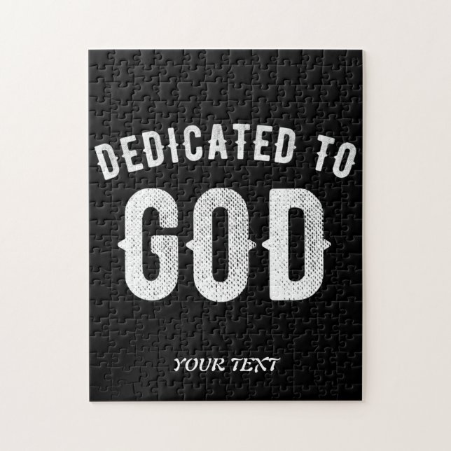 PUZZLE DEDICADO A DIOS PERSONALIZABLE GUAY TEXTO BLANCO (Vertical)