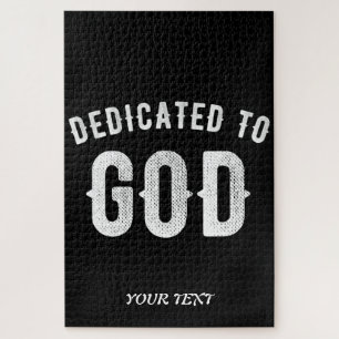 PUZZLE DEDICADO A DIOS PERSONALIZABLE GUAY TEXTO BLANCO