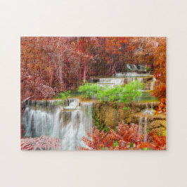 Puzzle Deep Forest Waterfall