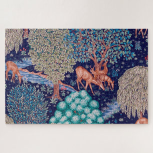 Puzzle Deers in the Forest, William Morris
