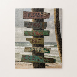 Puzzle Dejar nada más que huellas