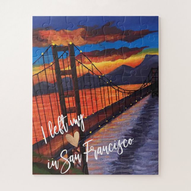 Puzzle "Dejé Mi Corazón En San Francisco" (Vertical)