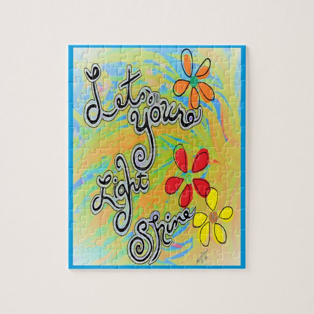 Puzzle Deje su brillo ligero (Vertical)