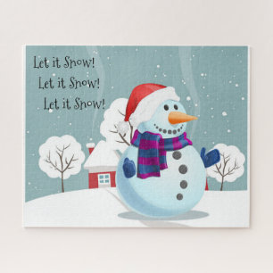 Puzzle Dejemos que nieve nieve haga nevar a Snowman