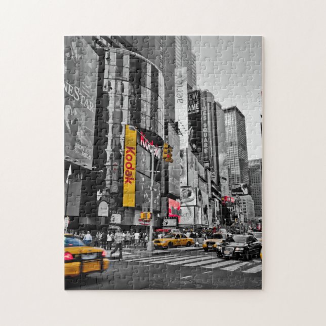 Puzzle del cangrejo amarillo de Nueva York (Vertical)