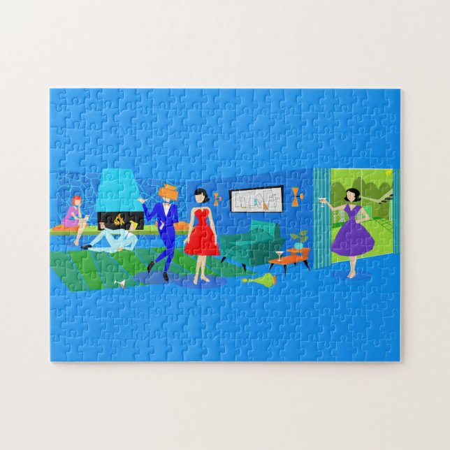 Puzzle del Fiesta de cócteles de las Palmas Atómic (Horizontal)