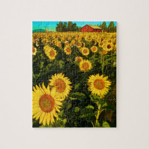 Puzzle del girasol por Francoise