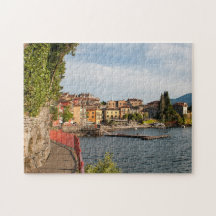 Puzzle del lago Como Italia