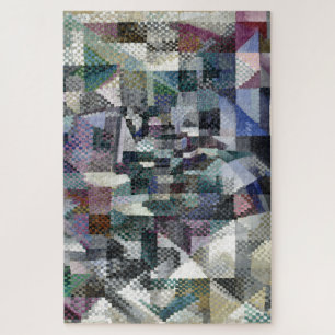 Puzzle Delaunay Claasical Abstract Art Painting Window 3