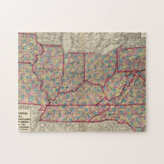 Puzzle Delaware, Illinois, Indiana e Iowa