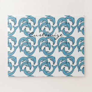 Puzzle Delfines azules circulando en círculos Thunder_Cov