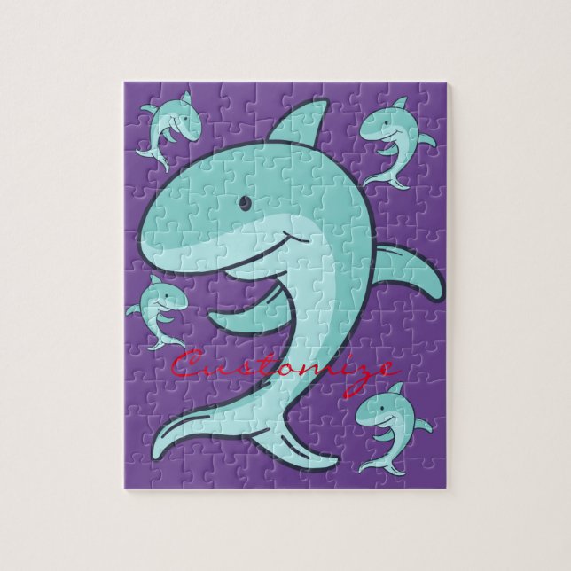 Puzzle Delfines Azules Saltan Thunder_Cove (Vertical)