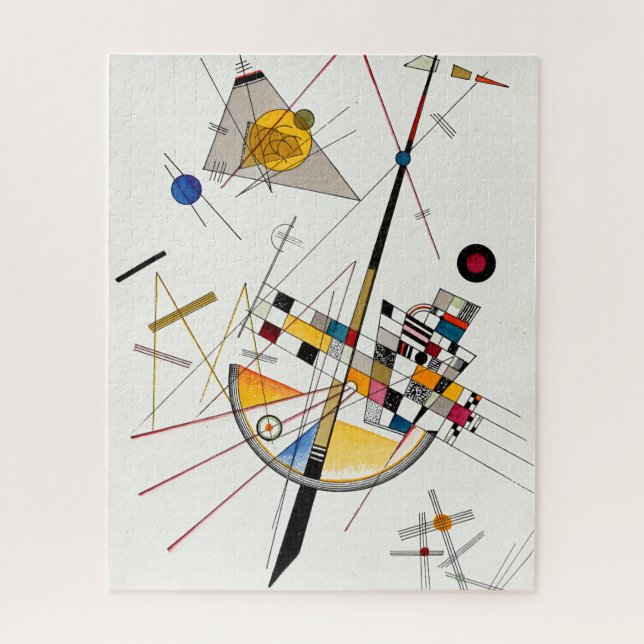 Puzzle Delicada tensión, Nº 85 de Wassily Kandinsky. (Vertical)