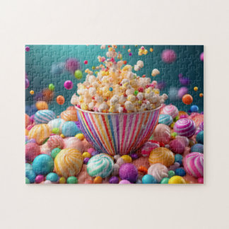 Puzzle Delicia de Palomitas de Maíz con Estallido de Cara