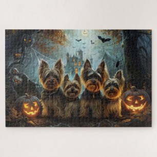 Puzzle Delicia Nocturna de Halloween para Perros Biewer T