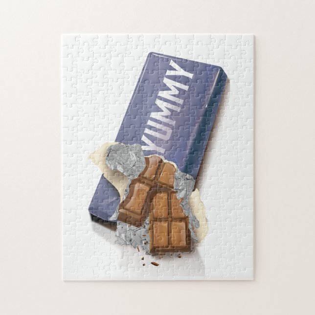 Puzzle Deliciosa barra de chocolate (Vertical)