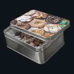 Puzzle Deliciosos Donuts Dulces Tratan Comida<br><div class="desc">Este colorido rompecabezas de rompecabezas presenta una variedad de deliciosos donuts glaseados. regalos. Regalo. diversión.</div>