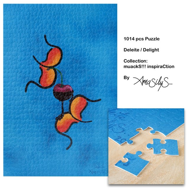 Puzzle ¡¡¡Delight MuackS!!! - AmaSilyS - 1014 pcs Art (Have fun putting together this delicious puzzle!)