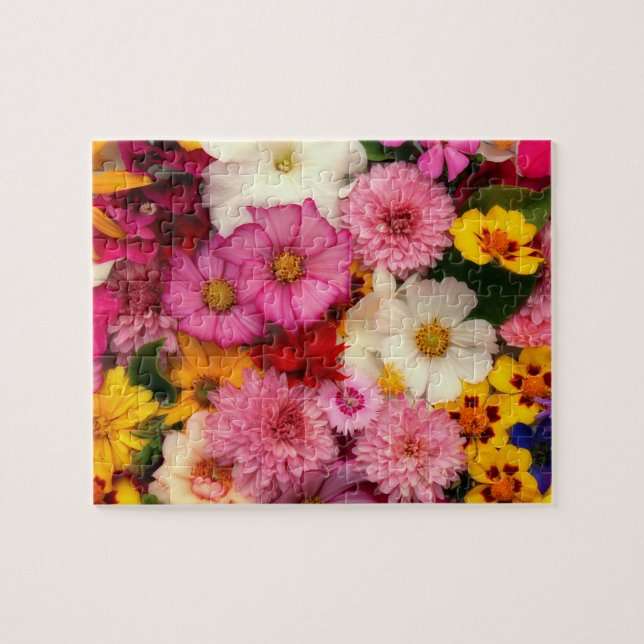 Puzzle delightful flowers (Horizontal)