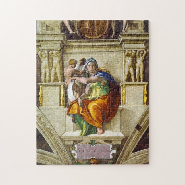 Puzzle Delphic Sibyl de Michelangelo (Vertical)