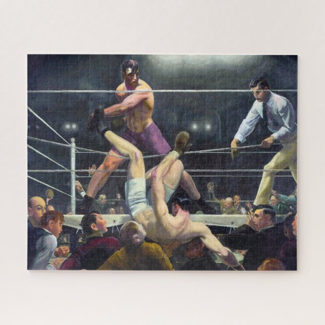 Puzzle Dempsey y Firpo | George Bellows | (Horizontal)