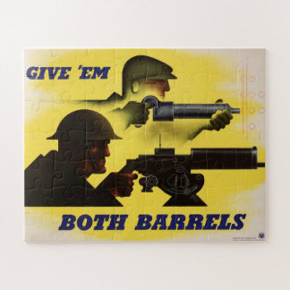 Puzzle Den Barriles, Esfuerzos de guerra militar e indust