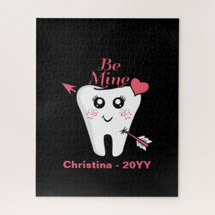 Puzzle Dentist Valentine - Corazón dental, sé mío