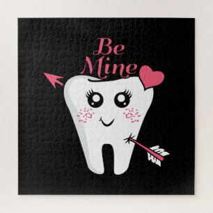 Puzzle Dentist Valentine - Corazón dental, sé mío