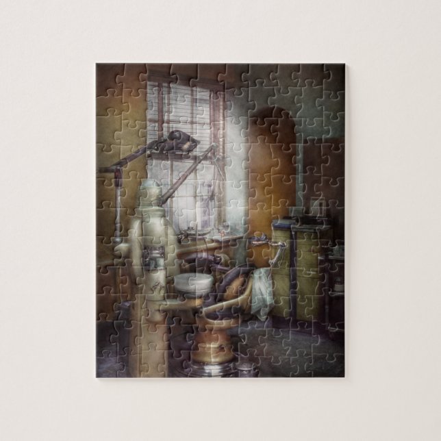 Puzzle Dentista - oficina dental circa los años 40 (Vertical)