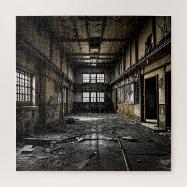 Puzzle Dentro de una estación abandonada (Vertical)