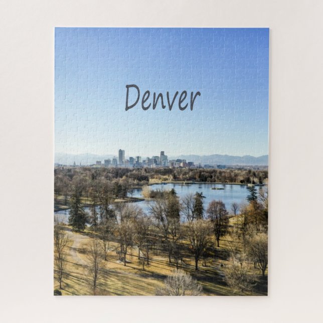 Puzzle Denver Ciudad y Montañas Colorado (Vertical)