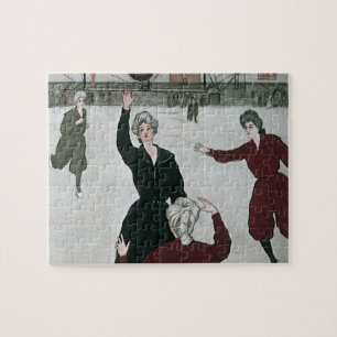 Puzzle Deportes Antiguos, Jugadoras de Baloncesto Femenin