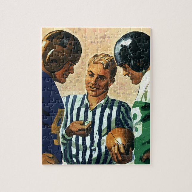 Puzzle Deportes Antiguos, Moneda de Lanzamiento del Árbit (Vertical)