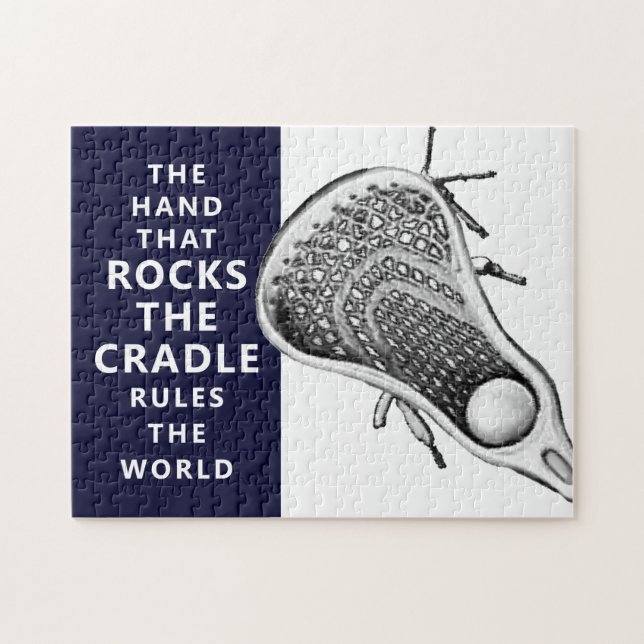 Puzzle Deportes de Lacrosse (Horizontal)